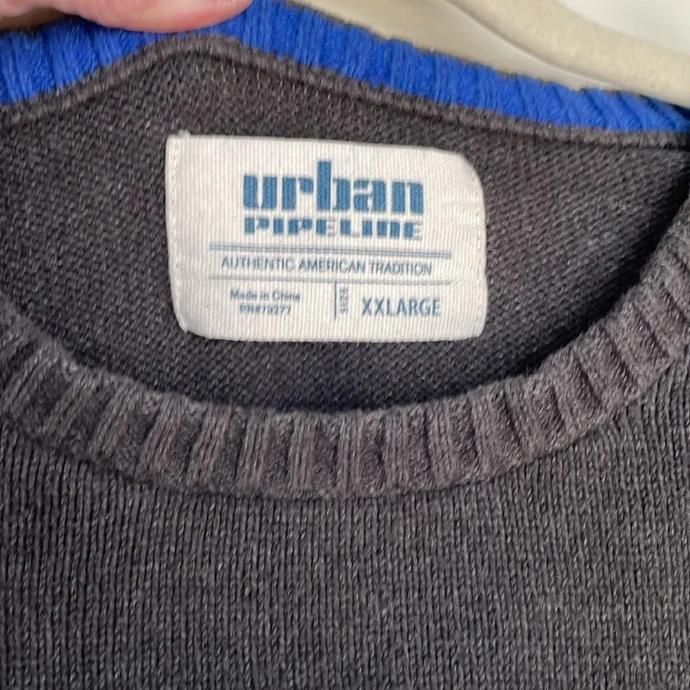 Urban pipeline men's grey Ski sweater XXL